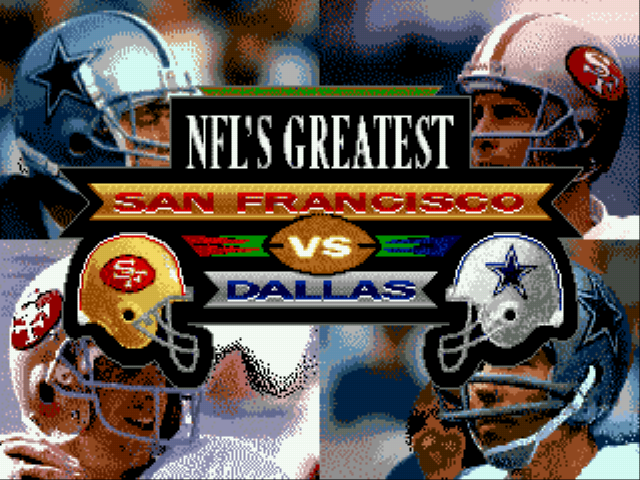 Play <b>NFL's Greatest Teams - San Francisco vs Dallas</b> Online